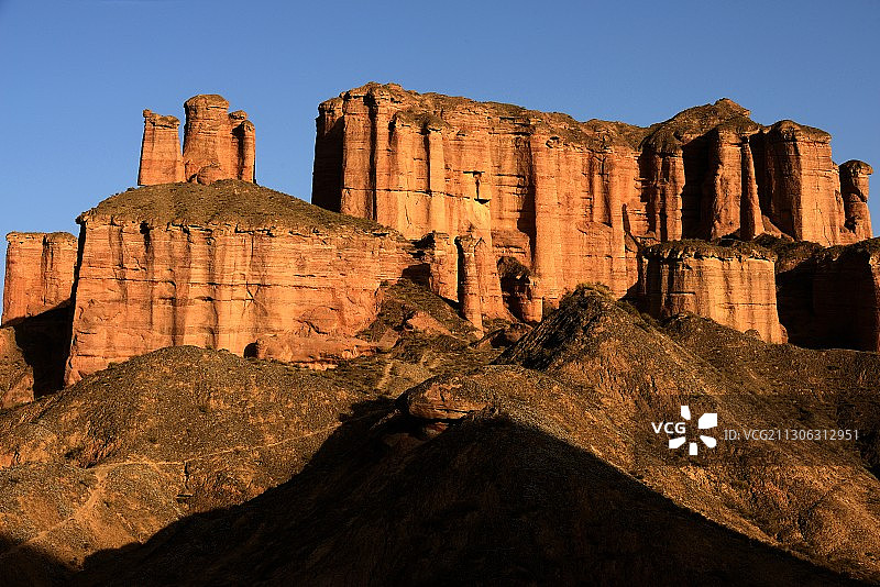 肃南冰沟3图片素材