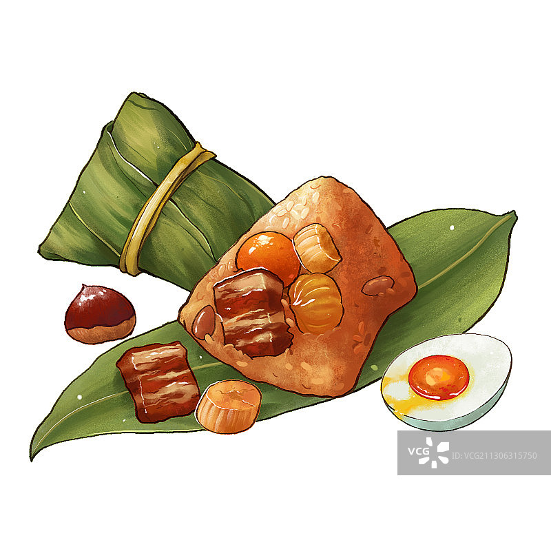 咸粽子图片素材