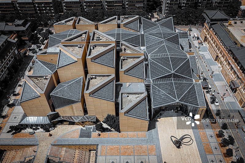 西安旅游大唐西市博物馆图片素材