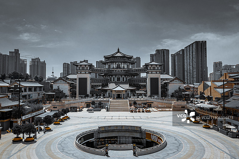 陕西旅游 西安大唐西市博物馆图片素材