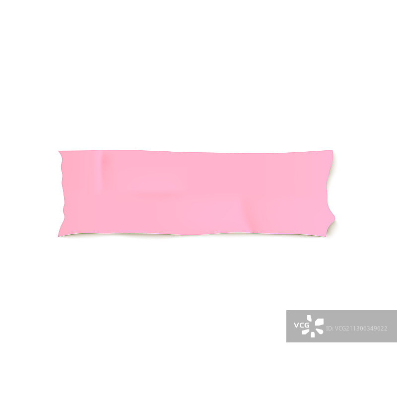 逼真的粉色条状胶带图片素材