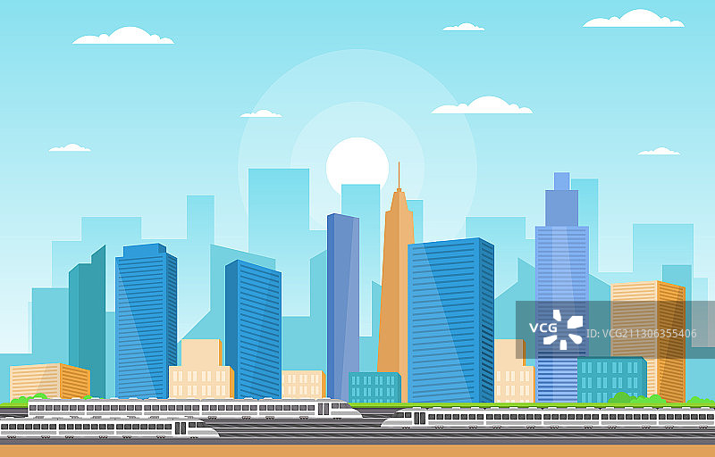 铁路侧面的公共交通图片素材