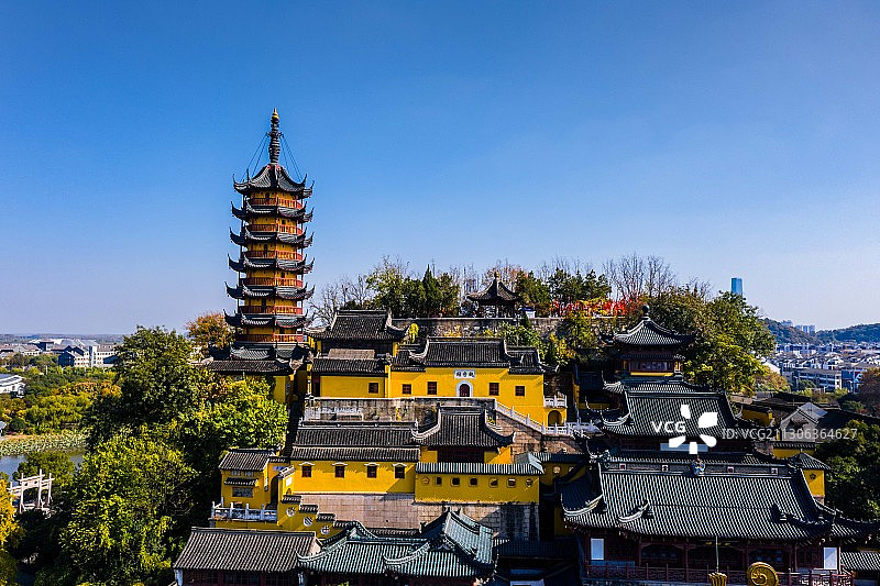 金山寺，江苏镇江图片素材