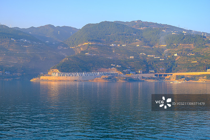 湖北省恩施州巴东县长江图片素材