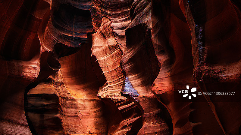 美国犹他州和亚利桑那州的羚羊谷，印第安人保留区图片素材