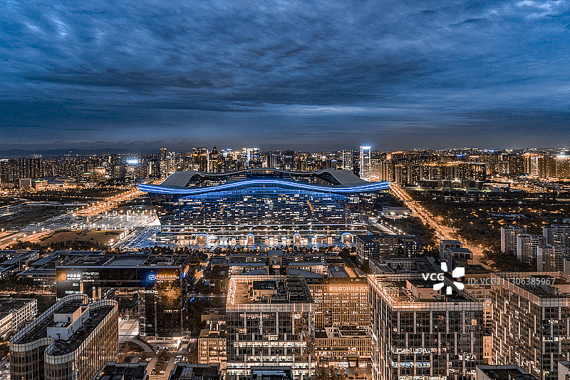 蜀都夜色·环球中心图片素材