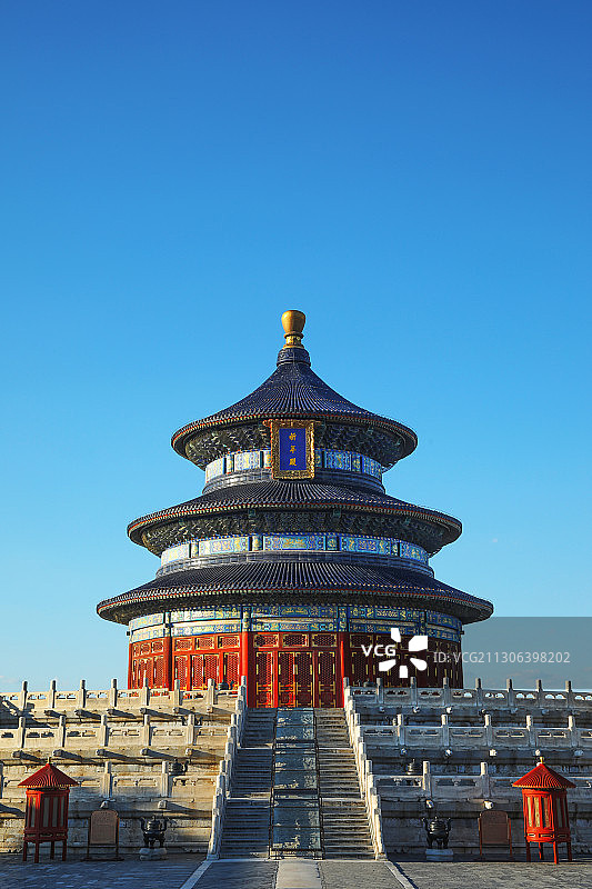 天坛祈年殿正面近景图片素材