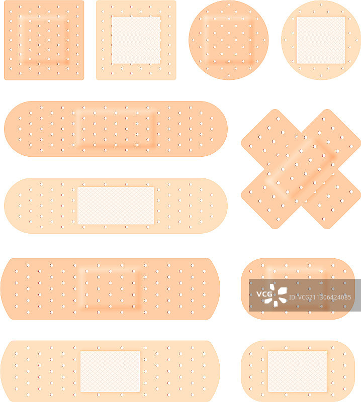 医用创可贴套装图片素材