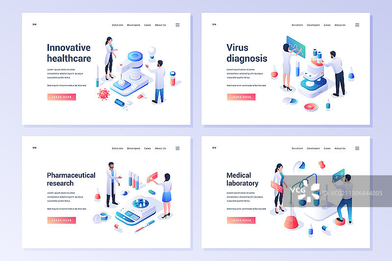 现代风格网站banner合集图片素材