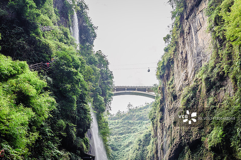 云龙河地缝图片素材