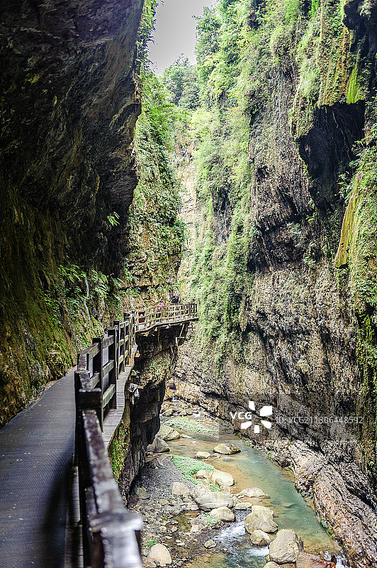 云龙河地缝图片素材