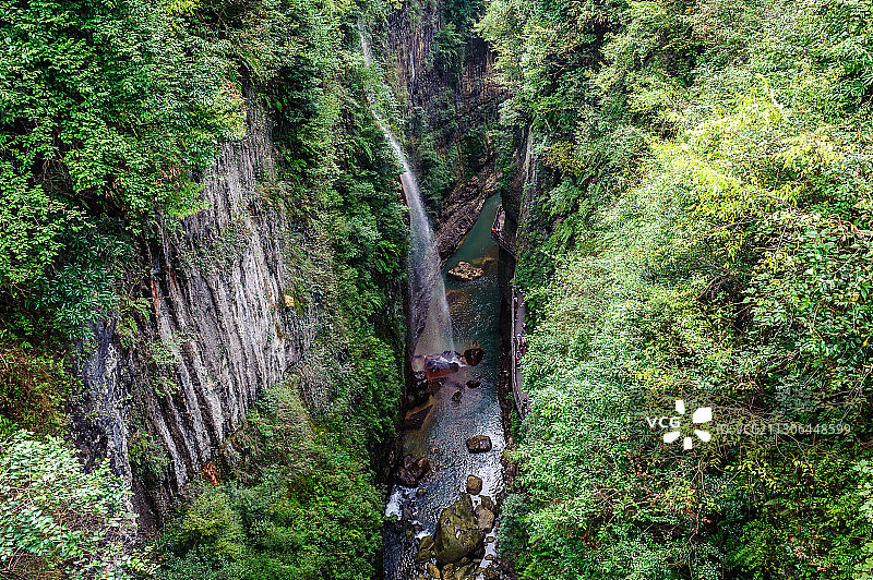 云龙河地缝图片素材