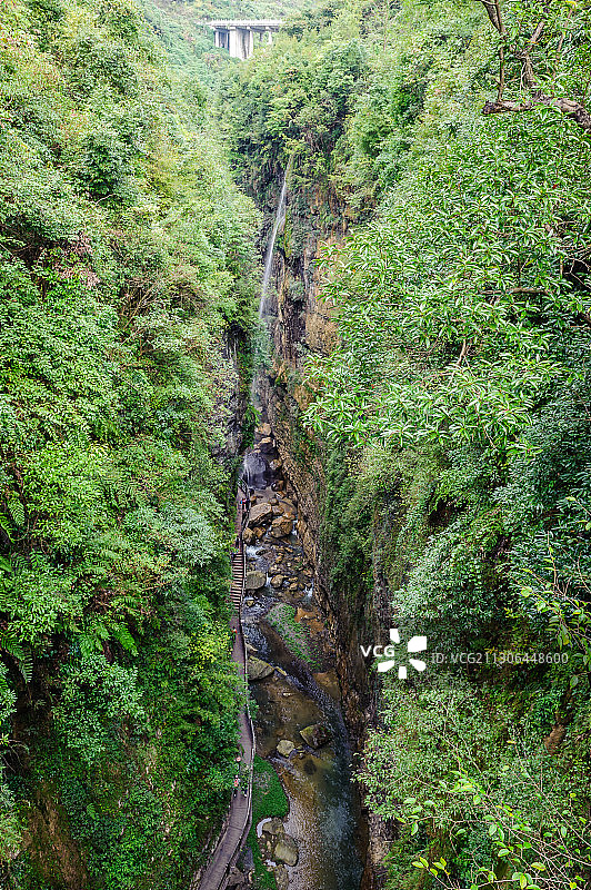 云龙河地缝图片素材