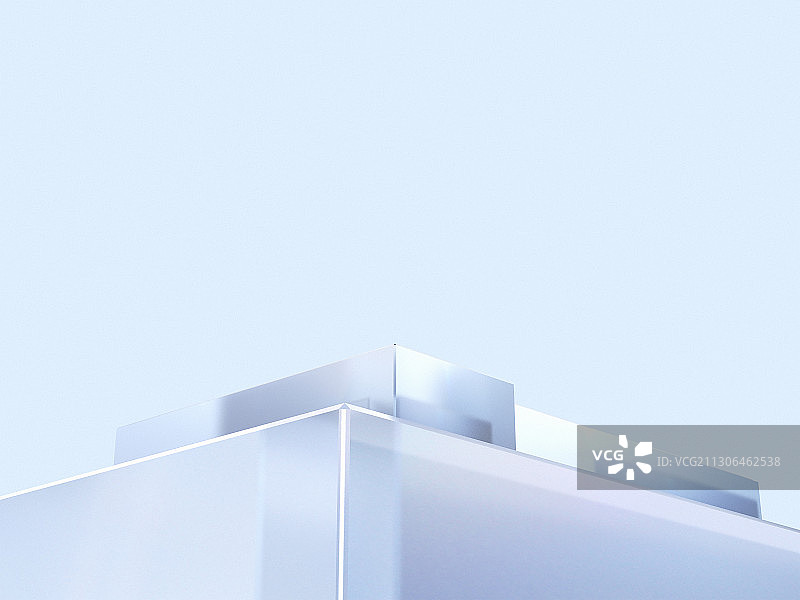 仰视水晶台图片素材