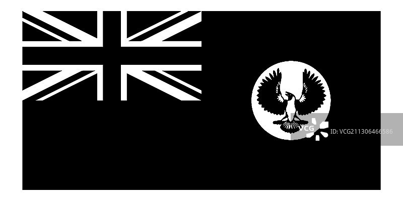 澳大利亚南澳大利亚州旗图片素材