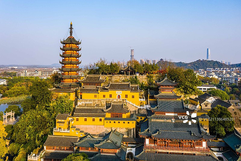 金山寺，江苏镇江图片素材