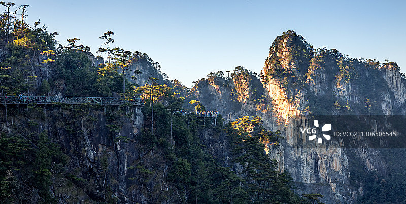 临安大明山日落图片素材