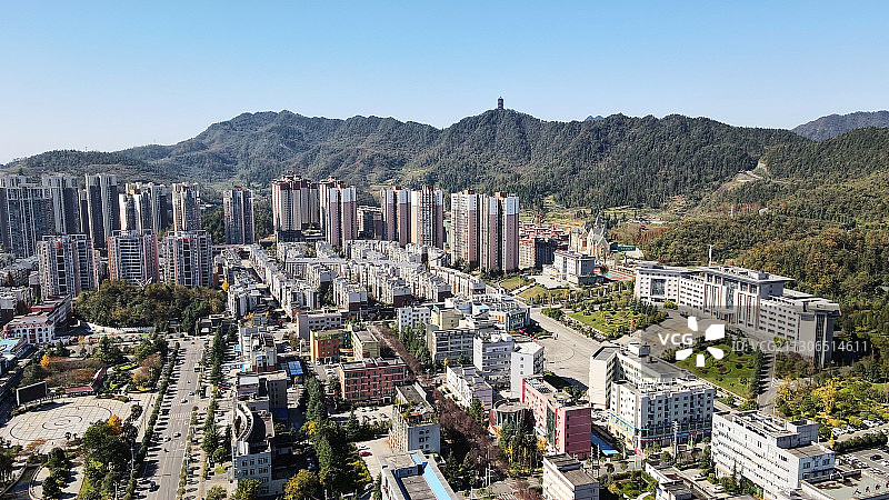贵州省遵义市习水县城市风光图片素材