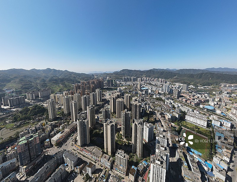 贵州省遵义市习水县城市风光图片素材