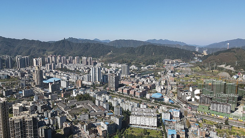 贵州省遵义市习水县城市风光图片素材