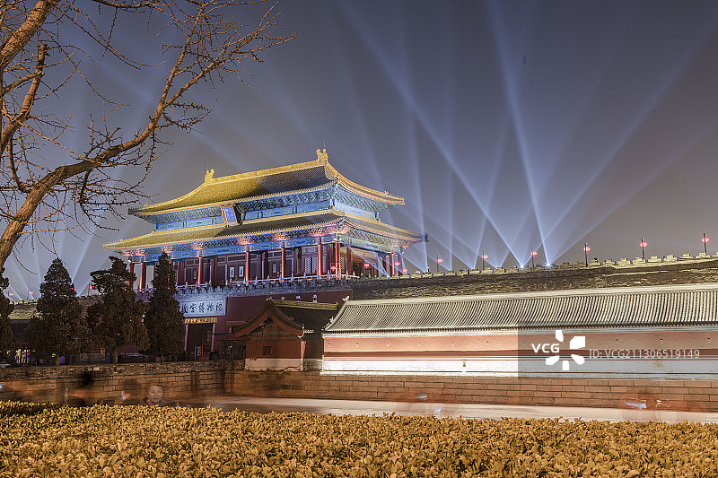 故宫上元之夜图片素材