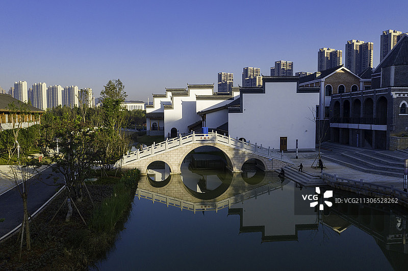 长沙洋湖湿地 洋湖水街图片素材