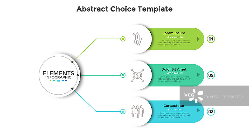 现代信息图表选项模板图片素材