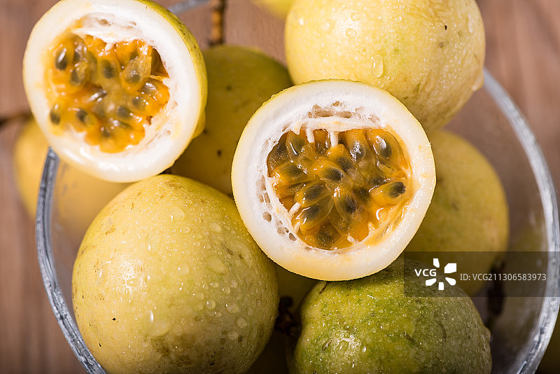 黄金百香果图片素材