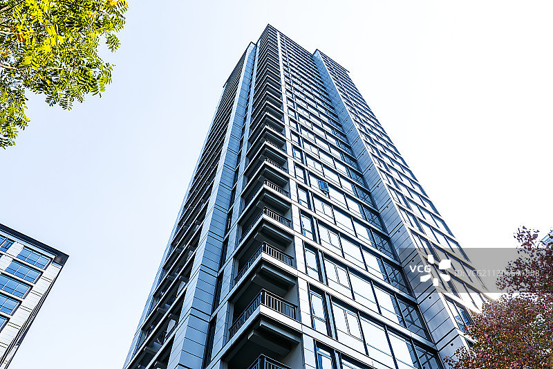 现代住宅高层建筑图片素材