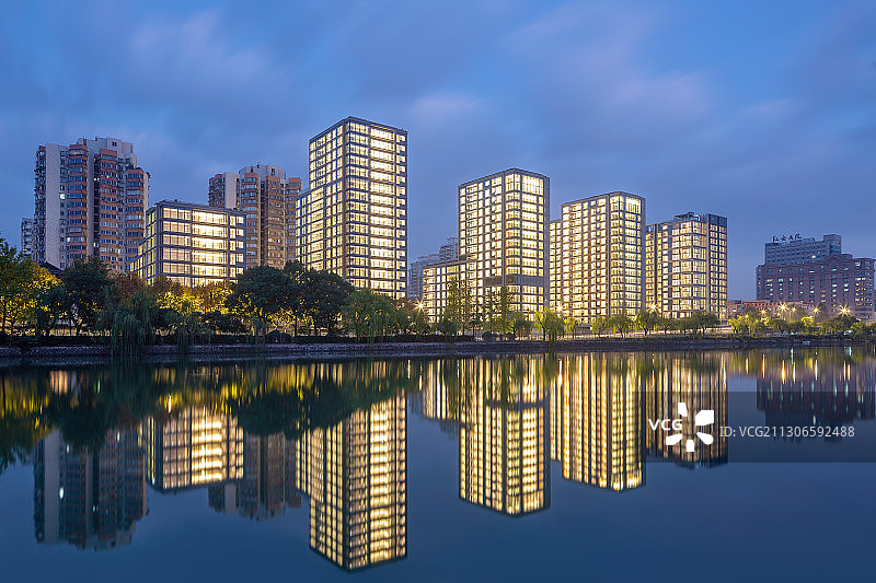 现代都市住宅建筑图片素材