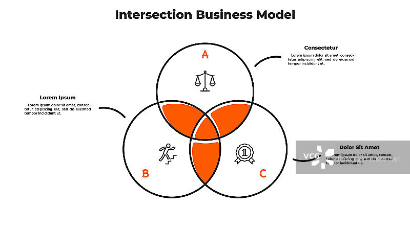 现代信息图表选项横幅图片素材