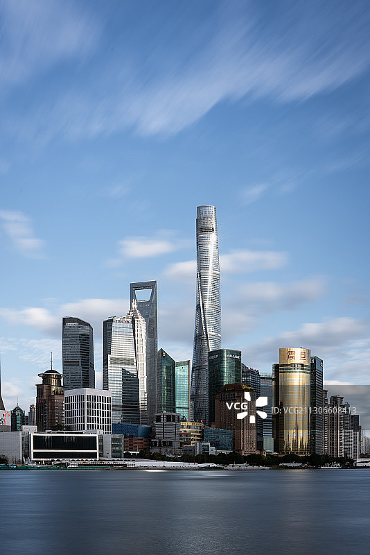 中国上海环球金融中心城市建筑群图片素材