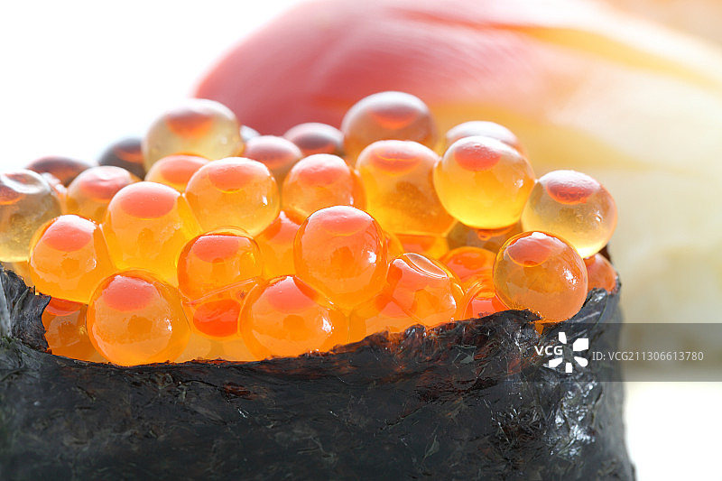 三文鱼籽寿司图片素材