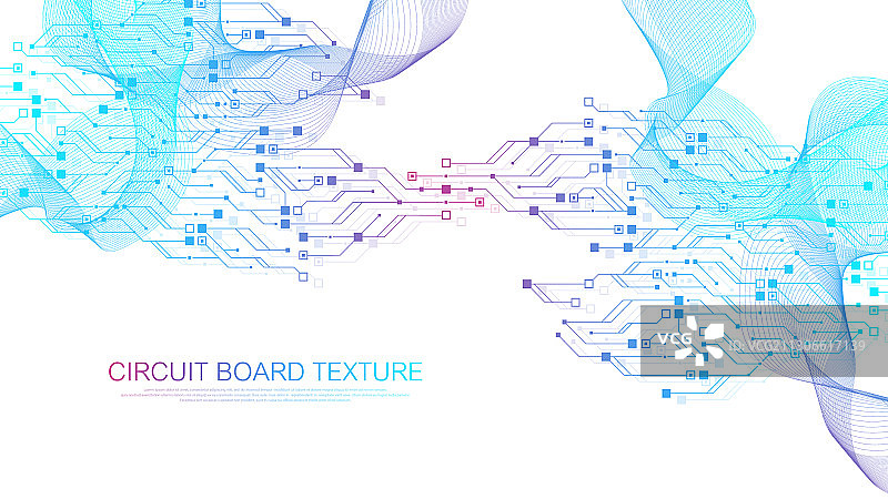 科技电路板纹理背景图片素材
