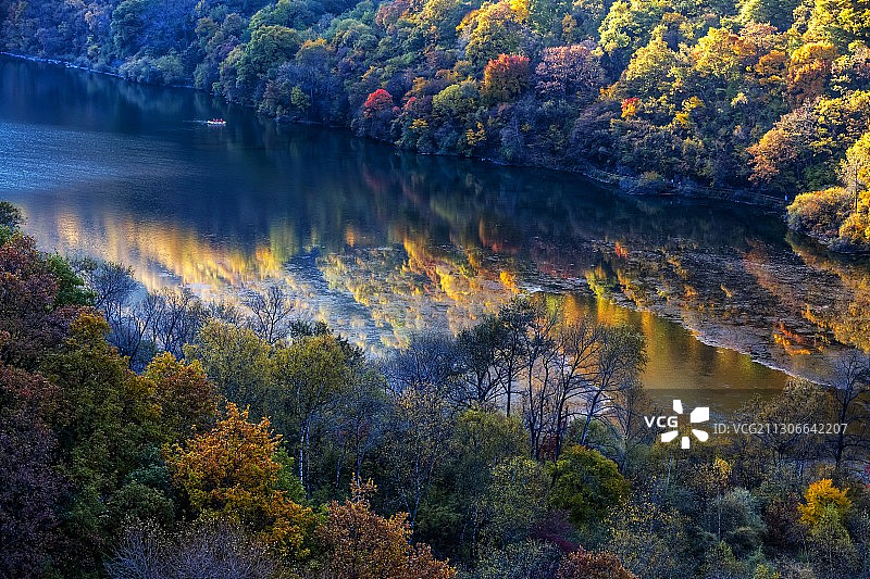 松坪沟秋色图片素材