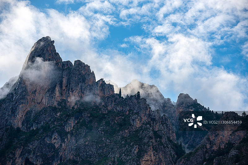 扎尕那山韵图片素材
