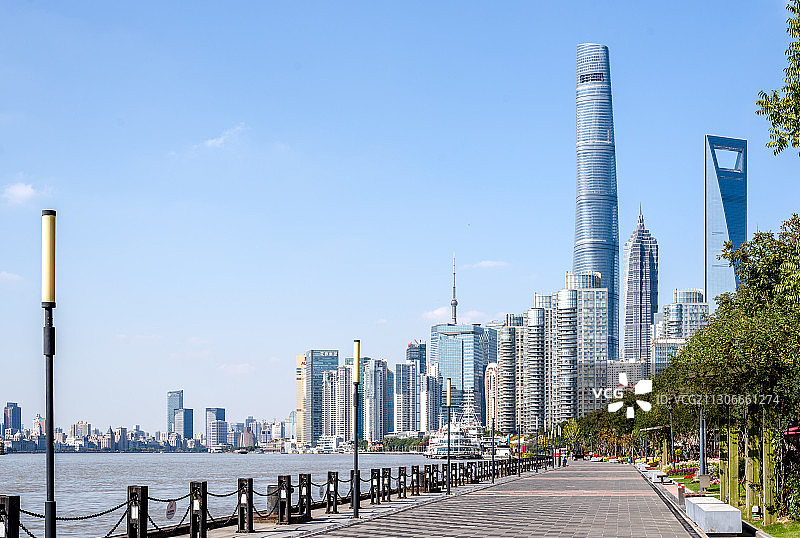 滨江大道图片素材