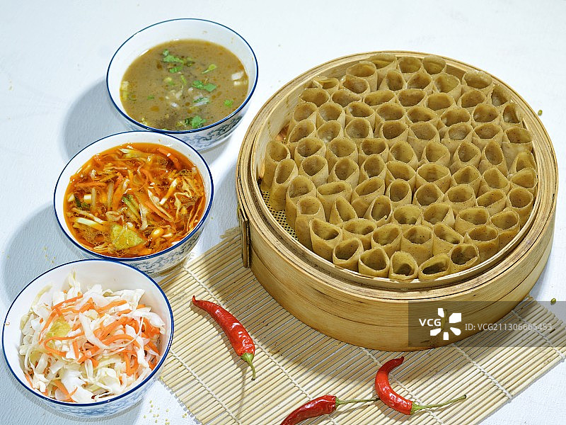 莜面栲栳栳图片素材