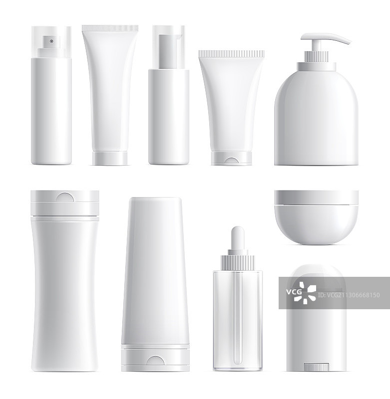 化妆品包装瓶样机图片素材
