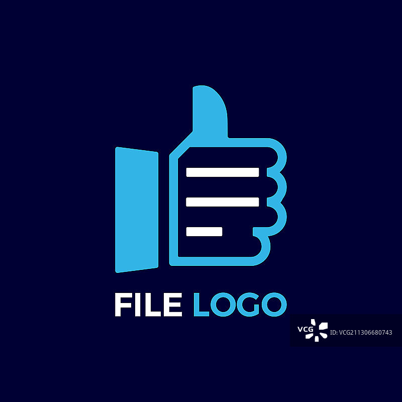 字母F任务管理文件打印App标志图片素材