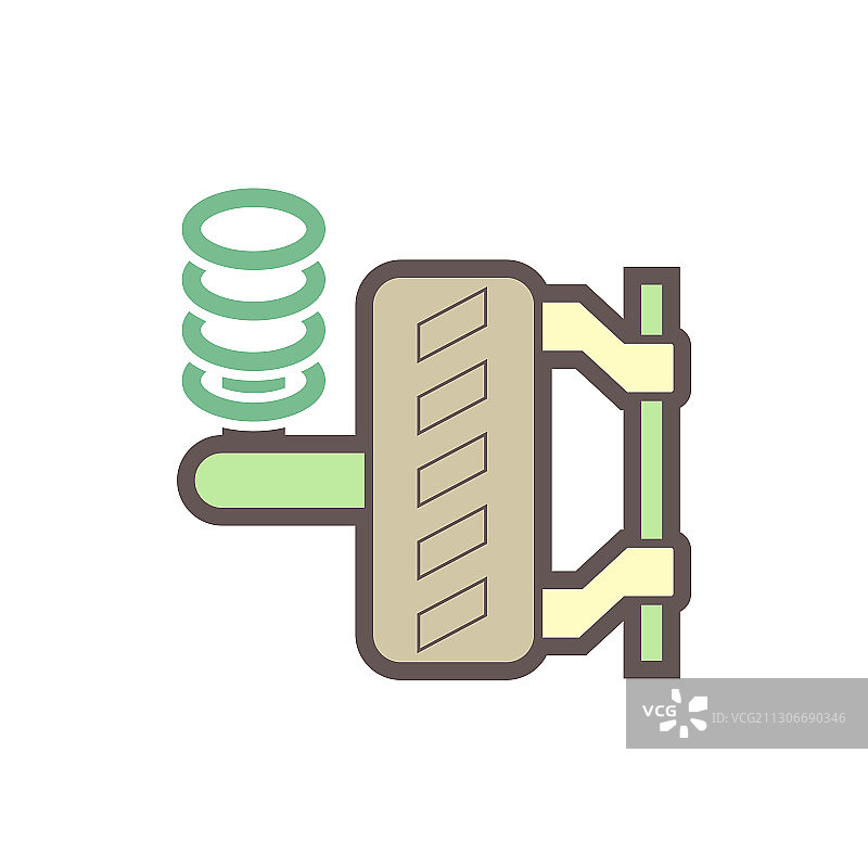 汽车车轮图标图片素材