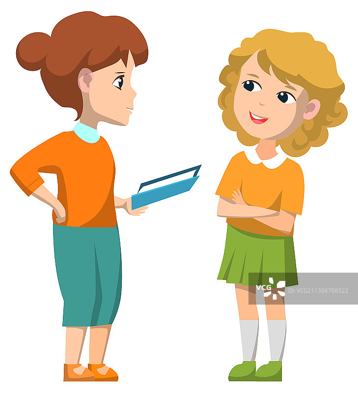 小学生拿着书本的图片图片素材