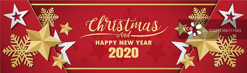 2020圣诞节新年设计图片素材