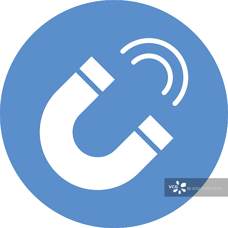 磁铁设备块状风格图标图片素材