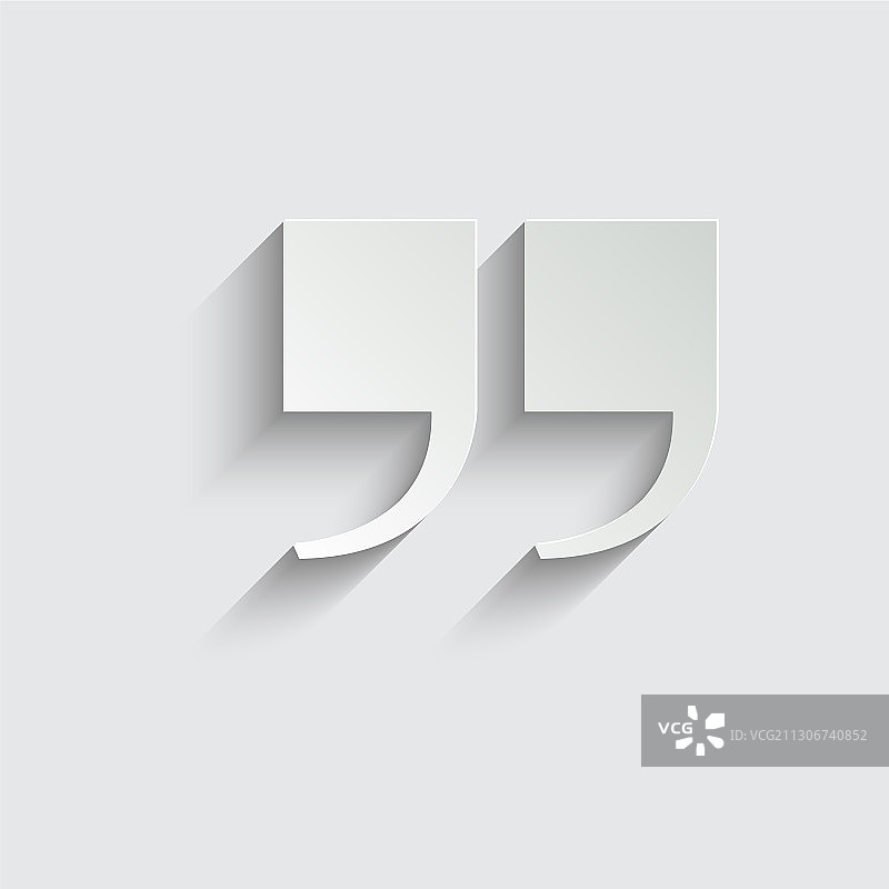 黑色引言图标符号图片素材