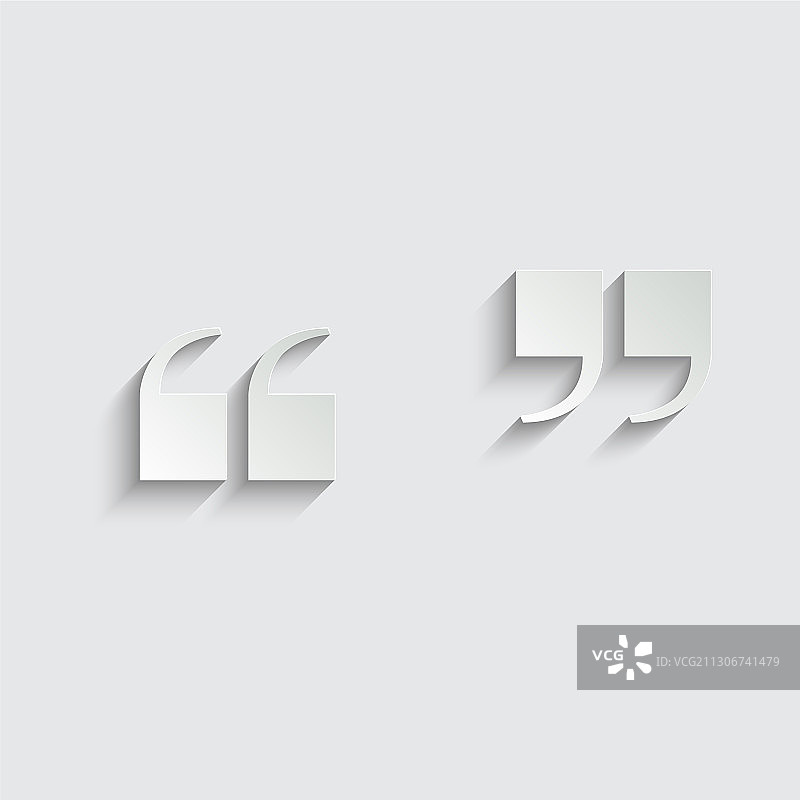 黑色引言图标符号图片素材