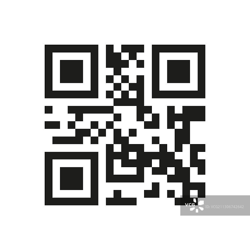 二维码 - 黑色图标图片素材