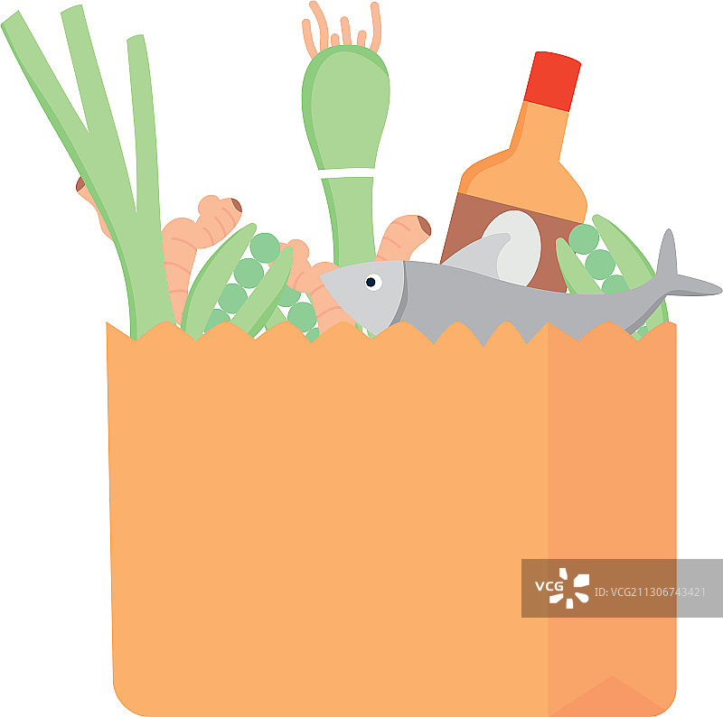 纸袋食品产品详情图片素材