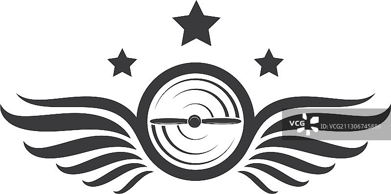 航空标志设计图片素材