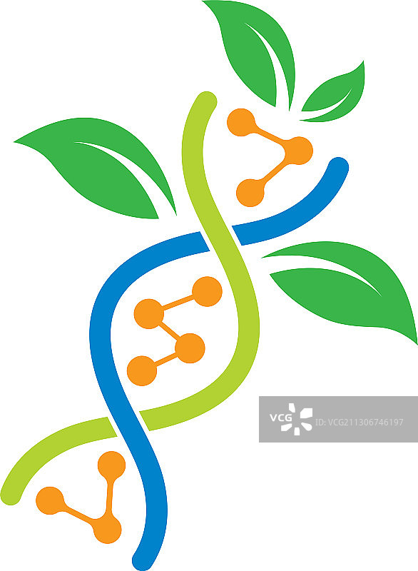 DNA遗传基因标志图标图片素材